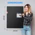 Sooez Heavy Duty Binder with Plastic Sleeves, 18"x24", Portfolio Folder with 30 Clear Sheet Protectors