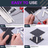 Swpeet 15Pcs Assortment Kit of Milkly Plastic Rods, 4mm Diameter, 250mm Length, ABS Round Stick for DIY Model