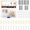 Tanstic 200Pcs Plantation Shutter Repair Kit, Includes Spring Loaded Shutter Pins, 0.62 Inch/0.78