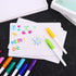 Set of 50 Small White Board Dry Erase Boards, Mini 9"x6” Double Sided Personal Whiteboards for Classroom