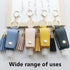 Cbhoktyue 2 Pcs Hand Sanitizer Holder Keychain, Portable Empty Squeeze Bottles Hand Sanitizer Travel Holder Bottle
