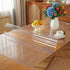 PFGDFSX 11x12 Inch Multisize Frosted PVC Table Cover Protector Waterproof Plastic Table Pad Vinyl Tabletop Protective