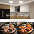 Elekeed 2-Pack 16W, 6.1inch 5000K 30000h LED Flush Mount Ceiling Light Fixture Modern Round Small Ceiling Light