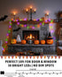 Kelumi 9.8ft 30 Halloween String Lights Battery Operated, Orange Purple and Green Fairy Lights with Timer Waterproof