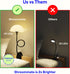 Shroommate Clip On Light and Bed Headboard Lamp, Bedside Table Lamp for Dorm, College Dorm Room Essentials, Night Light