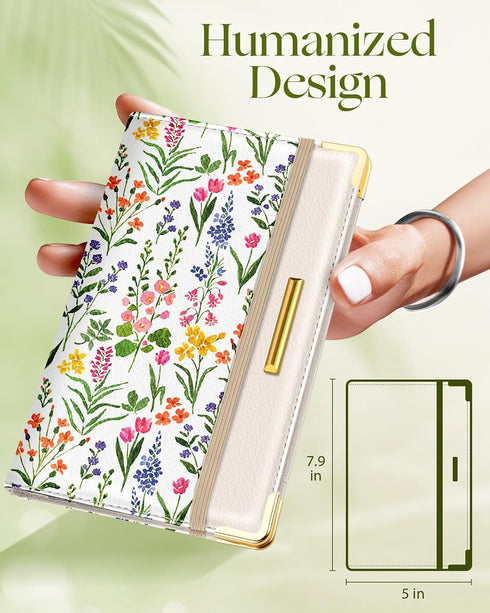 Slohif Server Book for Waitress Cute Serving Books with Zipper Pocket Accessories Leather Server Check Book Restaurant