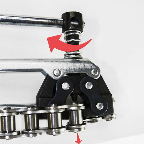 Jeremywell Roller Chain Tools Kit, Fits #60#80#100 Roller Chain, Chain Holder/Puller + Breaker