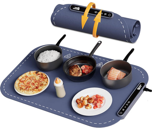 Magic Mill Warming Mat for Food - Premium XL Electric Warming Tray,