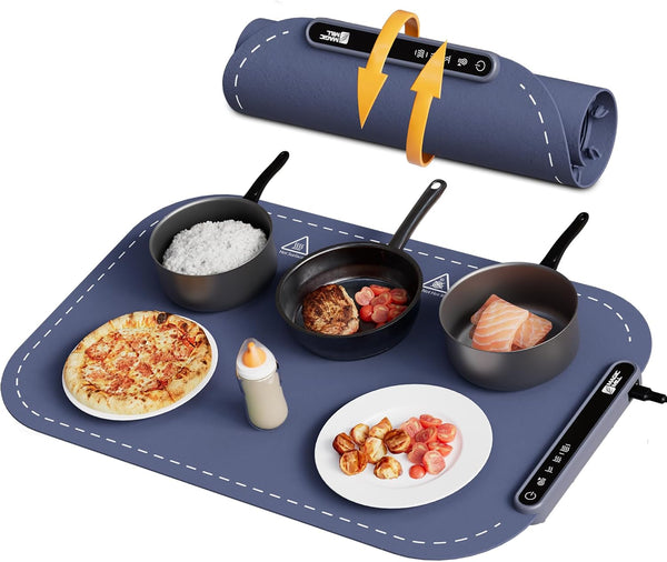 Magic Mill Warming Mat for Food - Premium XL Electric Warming Tray,