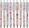 Maydahui 12PCS Rabbits Carrots Gel Pen, Cute Cartoon Pens, Retractable Black Ink for School Supplies