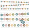 Boho Number Line Bulletin Board Border, 20 to 120 Math Decorations for Classroom, 34ft Learning Poster Supplies