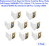 Replacement Dust Bags for iHome AutoVac Nova/Halo/Self Empty, AIRROBO T10+ Ultenic T10, Laresar L6 Pro, Neabot NOMO N2,