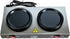 2-Burner Commercial Dual Coffee Decanter Warmer Plate Electric Coffee Warmer for Use Stainless Steel Coffee Pot Warmer