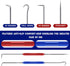 Zhehao Double Pointed Scriber, Metal Scribe Tool Set with Hook and Pick for Machinists and Craftsmen (4 Pieces)