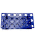 3PCS 28 Well Centrifuge Tube Rack for 10ml/15ml/50ml Laboratory Plastic Tube Rack Holder Colors Light Blue, Orange, Deep Blue