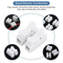 2 Pin Wire Connectors, 100Pcs Spring Terminal Cable Clamp Connectors for LED Strip Light