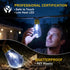 24FT 8 Bulb (New) Outdoor String Lights, Hemp Rope LED Patio Lights, Waterproof Modes Plug-in Edison Lights