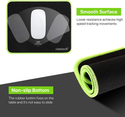 cimetech 119 inch Mouse Pad, Gaming Mouse Pads for Desk, Soft and Thick Mousepad for Gamer, Office & Home - Coarse