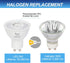 Simba Lighting LED GU10 5W Dimmable Spot Light Bulb, 6 Pack, Halogen 50W Replacement MR16 Shape for Accent, Recessed
