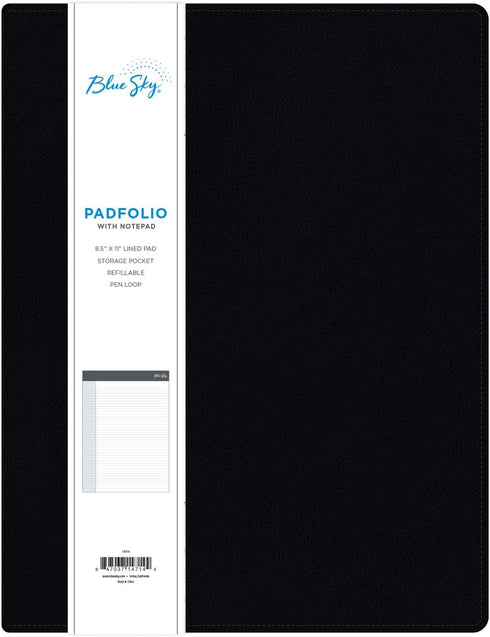 Blue Sky Professional Padfolio, Comprehensive Portfolio and Document Organizer, 9.5" x 12"