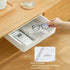 Poeland Under Desk Drawer, Self-Stick Storage Organizer for Office, Home, School, Large Size, White