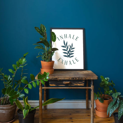 Lincia 9 Pcs Boho Mental Health Posters, Motivational Psychology Decor, 8 x 10 in (Green)