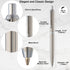 LINFANC 8 Pack Premium Retractable Ballpoint Pens - Medium Point 1.0mm Black Ink for Home, School, Work, Office