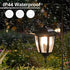 2 Pack 2 38 Inch Dynaming Solar Hanging Lights Outdoor, Solar Powered Garden Decorative Lanterns with x Shepherd Hooks