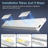 Lighting,5 Pack Indoor,3 Dimmable,Magnetic Closet Counter Under Cabinet Rechargeable Motion Sensor Light Colors Lights