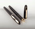 Better Office Products Executive Black Gel Pen, 2 Pack, Classic Business Pen, Black 0.7mm Medium Point, Gold Accents