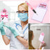 Fulmoon 48 Sets Breast Cancer Awareness Notepad, Ballpoint Pens, Cute Pink Ribbon Memo Pad