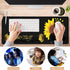Gaming Black Mouse Pad + Keyboard Wrist Rest XL Large Mouse Mat, Sunflower Christian Verse Proverbs 31-25