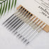 Gel Pens 12 Pcs Fine Point 0.5mm Black, Japanese Retractable Gel Ink Rollerball Pens, Premium Fast Dry Transparent Body