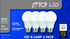 TCP LED A19 60 Watt Equivalent | 4 Pack | Cool White (4100K) | 800 Lumens | 10,000 Hours | Non-Dimmable Bulbs