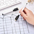 Magnetic Dry Erase Markers Whiteboard Erase Marker with Erasers Cap for School and Office, Black (60 Pieces)