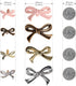 8 Pack Large Pink Bow Drawer Knobs - Decorative Pull Handles for Girls' Rooms