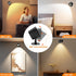 Phylosal Motion Sensor LED Wall Lights with Remote, Cordless LED Wall Mounted Sconces with RGB & Warm White Lighting