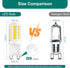 G9 Bulb, 4000K G9 Bulbs 4W, 40W Non-dimmable, 400 T4 6 Pack DiCUNO LED Natural White, LED Light Equivalent to Halogen