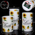 6H Set 3 Decor(3 4,5,6 Inches) Sunflower Flameless Flickering Candles with Timer, of Battery Operated White Real Wax