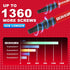 51 Pieces T10 Impact Tough Magnetic Screwdriver Bit Set, #10 Torx Head Power Bit Set with Impact Bit Holder