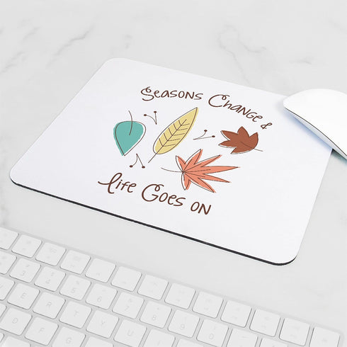 CafePress Seasons Change Leaves Non-Slip Mousepad