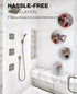 A725ORB Round Drop Ell Handheld Shower Wall Connector, Oil-Rubbed Bronze