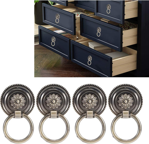 Cabinet Handles, Door Knocker European Style Door Accessory Door Handle, for Shoe Cabinets Bedside Cabinets Wardrobes