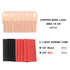 Sanuke 10pcs 1/0 AWG-3/8 Battery Lugs, Heavy Duty Wire Lugs with 3:1 Heat Shrink Tubing