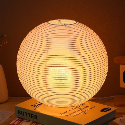 Paper Lantern Lamp: Floor Lamp Shield Japanese Style Standing Lampshade for Bedroom