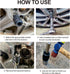 VEHIRETL 22pcs Set 8-27mm 1/2" 3/8" Frozen Set Bolt Nut Extractor Metric Impact Lug Removal Tool and Drive Wheel Lock