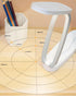2000mAh 3 180 Foldable Desk Lamp, Rechargeable Portable LED Light with Adjustable Brightness, Rotatable Eye-Caring Mini