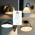 Bulbs 12W (100W 5000K Bulbs (2-Pack) Motion Sensor LED Equivalent) - Auto On/Off Dusk to Dawn Security Lighting