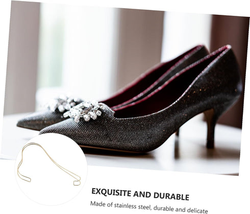 2pcs PRETYZOOM High Heel Shoe Display Rack Shoe Holder for Retail Stores and Home Use for Organizing High Heels