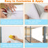 Nortix White Board Wallpaper, 3 ft x 4 ft Super Sticky Whiteboard Contact Paper for Wall, Table, Doors